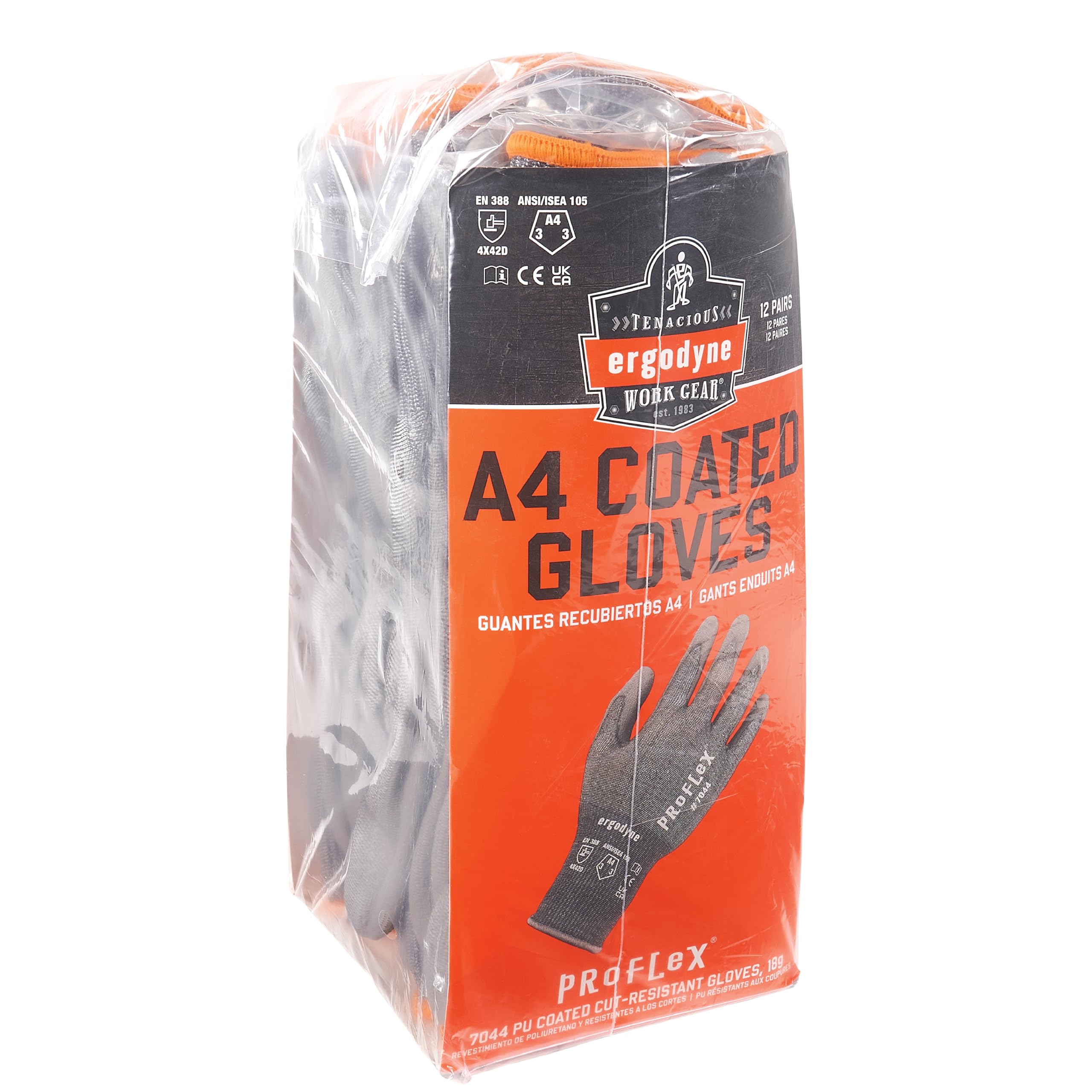 Ergodyne ProFlex 7044 PU-Coated Cut-Resistant Gloves