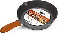 COMMERCIAL CHEF Pre-Seasoned Cast Iron Skillets