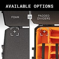 Pelican Vault V525 Hard Case (Camera, Pistol, Gear, Equipment) With Foam V525 Black