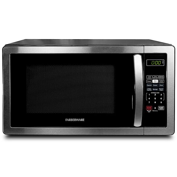 Farberware Countertop Microwave Oven 1000 Watts with LED Lighting & Child Lock