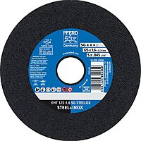 PFERD 63608 5" x .045" Cut-Off Wheel, 7/8" AH A 46 R SG-INOX - Type 1 (25pk)