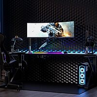 Mount-It! Heavy-Duty Ultrawide Monitor Arm up to 49" / 44 lb for Samsung Odyssey G9