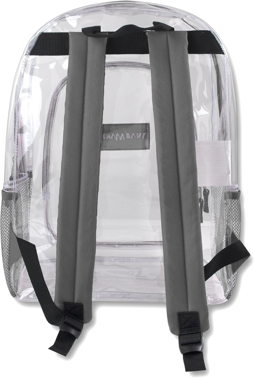 TRAILMAKER Heavy Duty Clear Backpack | Transparent Stadium-Approved for Women, Men, School, Travel