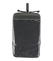 FIRST TACTICAL Hook & Loop Velcro Pouch with Clear Micro-Mesh Face