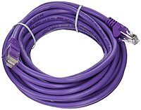 Belkin Cat5e Patch Cable - RJ-45 Male - RJ-45 Male - 15ft - Purple