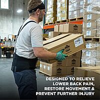 Ergodyne ProFlex 1600 9" Extended Support Back Support Brace, High-Cut Front