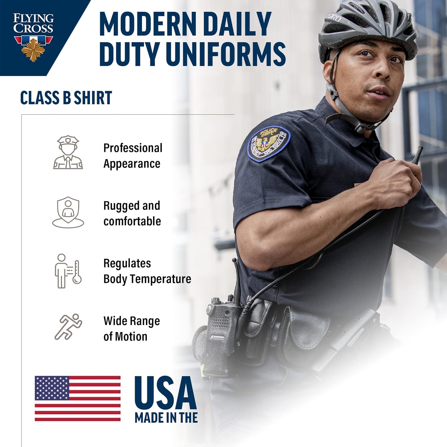 FLYING CROSS FX STAT Men's Hybrid Uniform Shirt