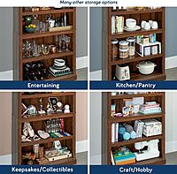 Sauder Select 5-Shelf Engineered Wood Bookcase