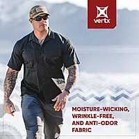 Vertx Machinehead Shirt Short Sleeve with Pockets for Police,Security,Tactical Operations Gear