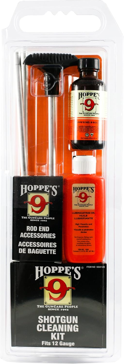 Hoppe's No. 9 Shotgun Cleaning Kit with Aluminum Rod, Clamshell