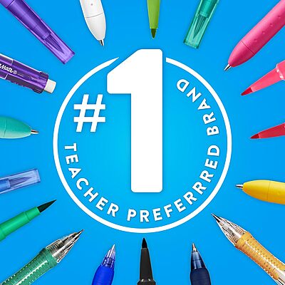 Paper Mate Flair Felt Tip Pens | Medium Point 0.7 Millimeter Marker Pens | School Supplies for Teachers & Students | Assorted Colors 12 Count 12 Count Flair