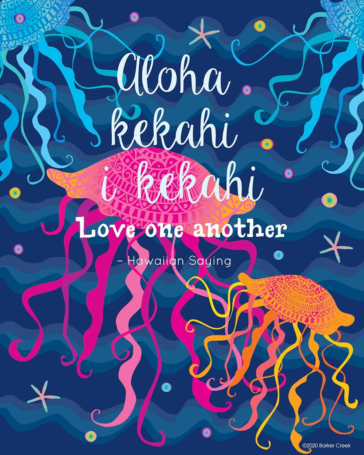 Barker Creek Art Prints, Take Care of Each Other, Set of Inspirational Art Prints from Barker Creek's Kai Ola Collection