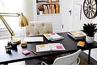 Post-it Notes, 3 in x 3 in., 18 Sticky Notes Pads, 100 Sheets per Pad, Poptimistic Collection