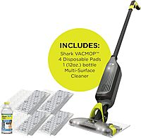 Shark VACMOP Pro Cordless Hard Floor Cleaner, Vacuum and Spray Mop, Powerful Suction, Lightweight, LED Headlights