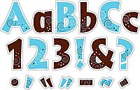 Barker Creek 4" Letter Pop-Outs 2-Pack, Hot to Dot, Jazz Up Your Bulletin Boards with These Colorful Letters