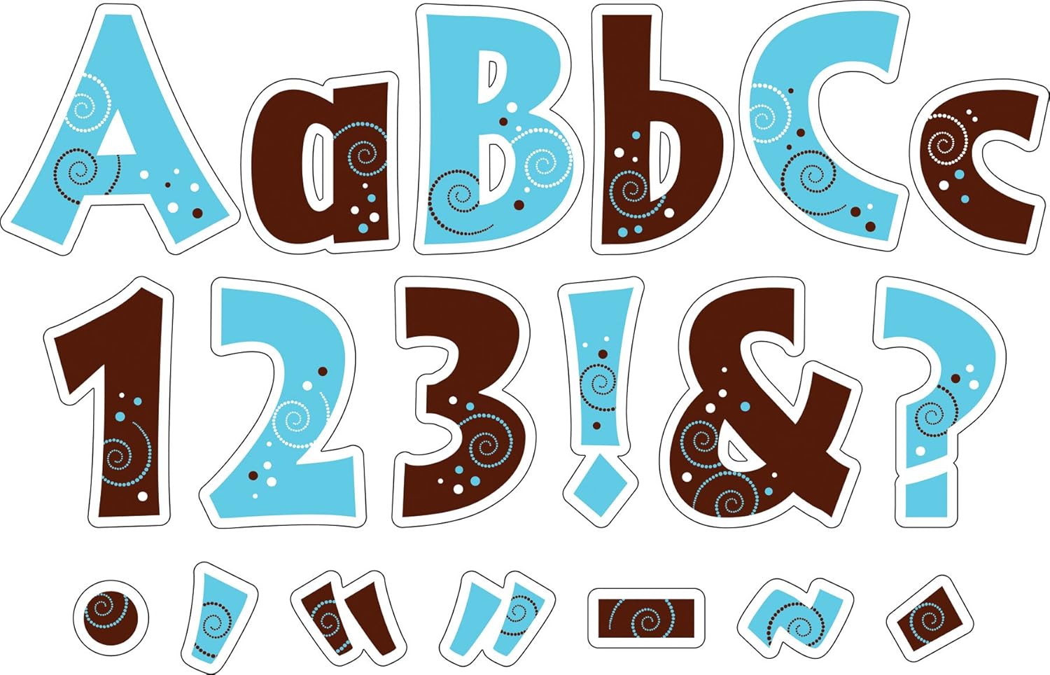 Barker Creek 4" Letter Pop-Outs 2-Pack, Hot to Dot, Jazz Up Your Bulletin Boards with These Colorful Letters
