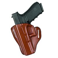 BIANCHI Model 57 Remedy Open-Top Full-Grain Leather Belt Slide Holster