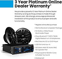 BOSS Audio Systems Marine Stereo & 6.5 Inch Speaker Kit