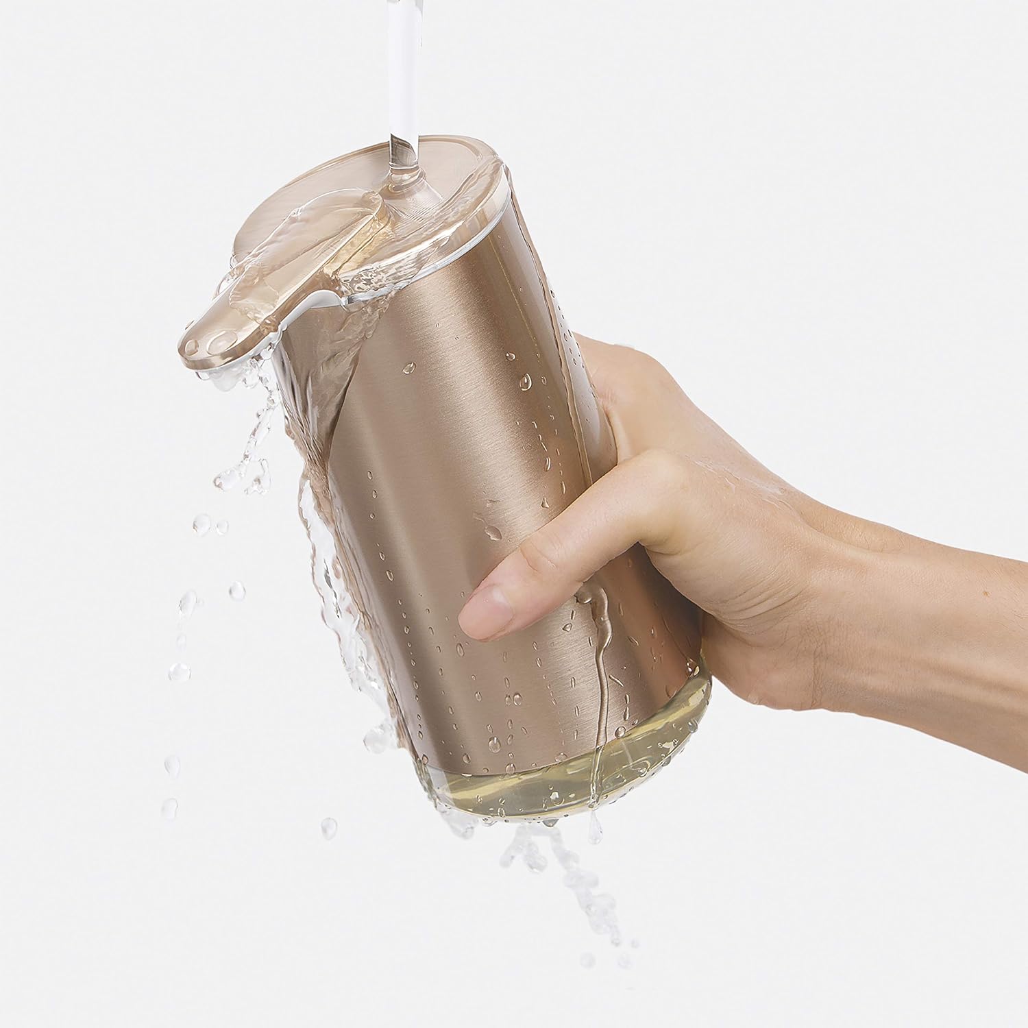 simplehuman Foam Sensor Pump Touchless Soap Dispenser, Rechargeable, Refillable Cartridge Included