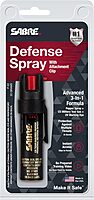 SABRE Advanced Pepper Spray, 3-in-1 Formula Contains Maximum Strength Pepper Spray, CS Military Tear Gas and UV Marking Dye