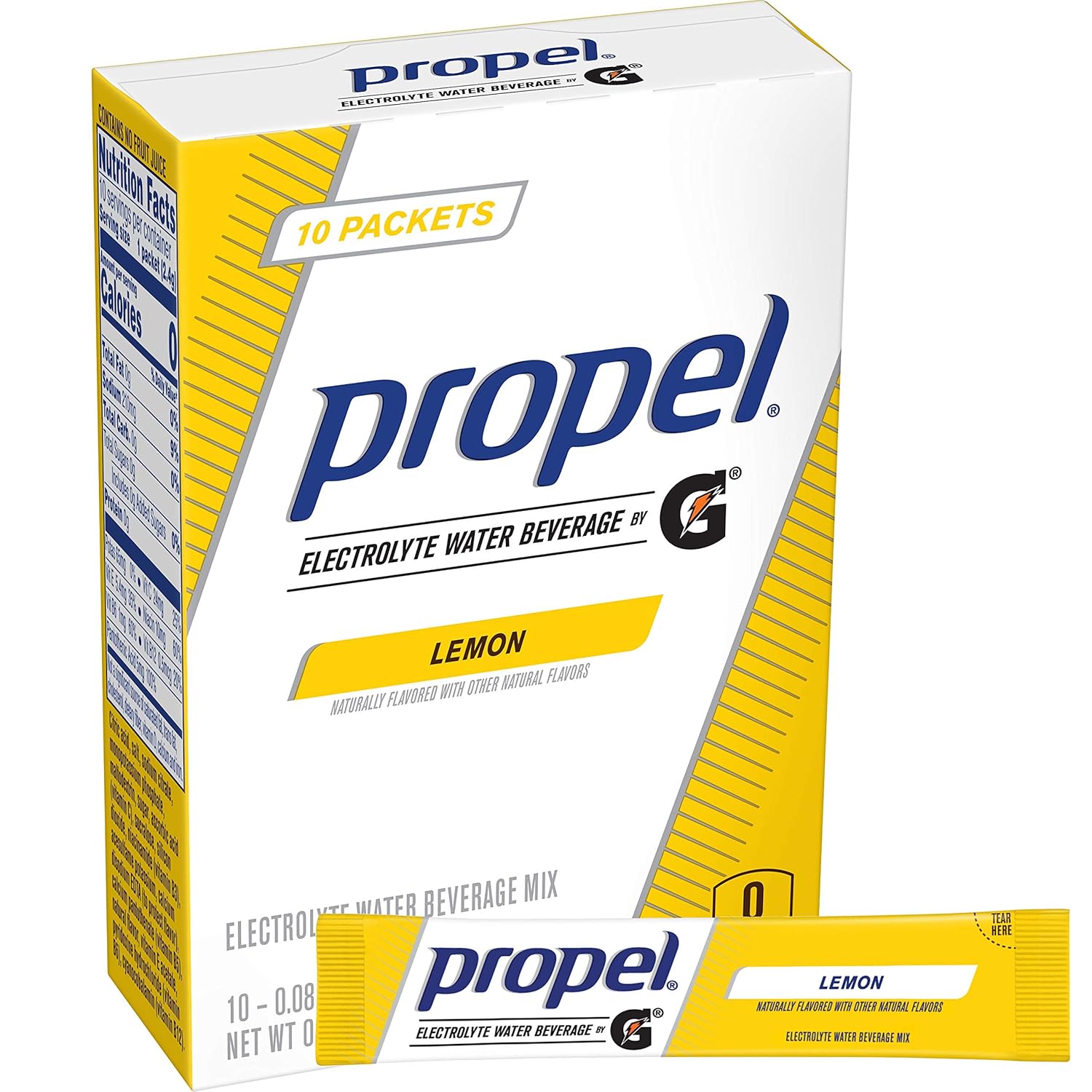 PROPEL Electrolyte Enhanced Water Drink Mix Powder Packets, Zero Calorie & Zero Sugar