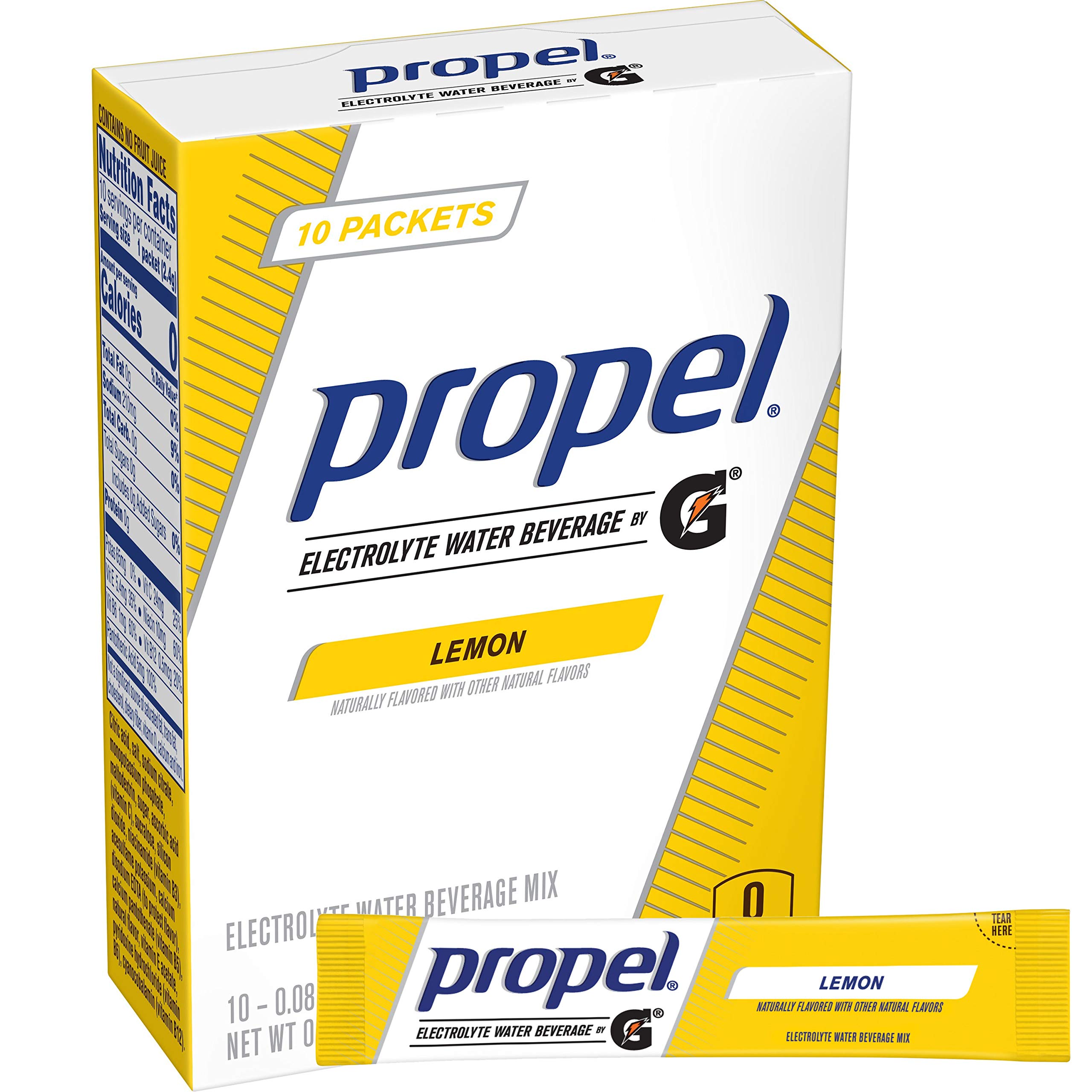 PROPEL Electrolyte Enhanced Water Drink Mix Powder Packets, Zero Calorie & Zero Sugar