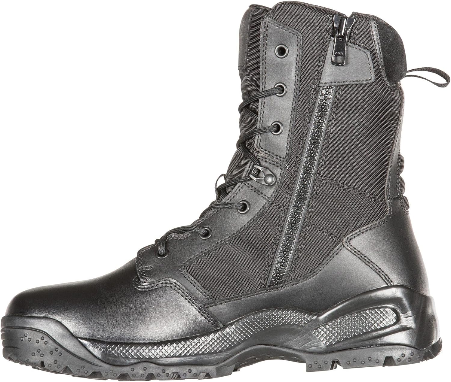 5.11 Tactical Men's Patrol Storm Waterproof Boots, ATAC 2.0 8", Side-Zip, Style 12392ABR