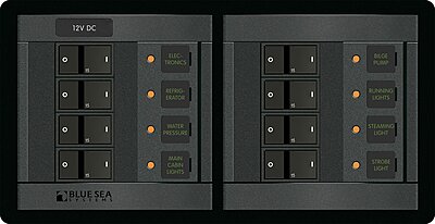 Blue Sea Systems 1225 12V DC 8 Position - Horizontal