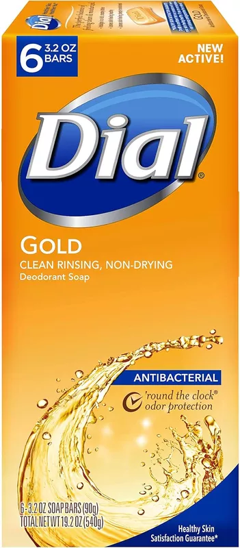 jabón antibacterial dial