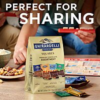 Ghirardelli Chocolate Squares, Premium Assortment, 15.77 Oz Bag