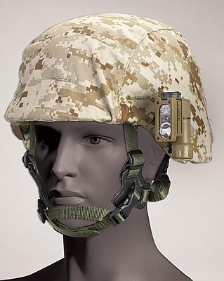 Streamlight 14102 Sidewinder Compact 55-Lumens Hands Free Military Flashlight with Helmet Mount & Lithium Battery in Clamshell, Coyote