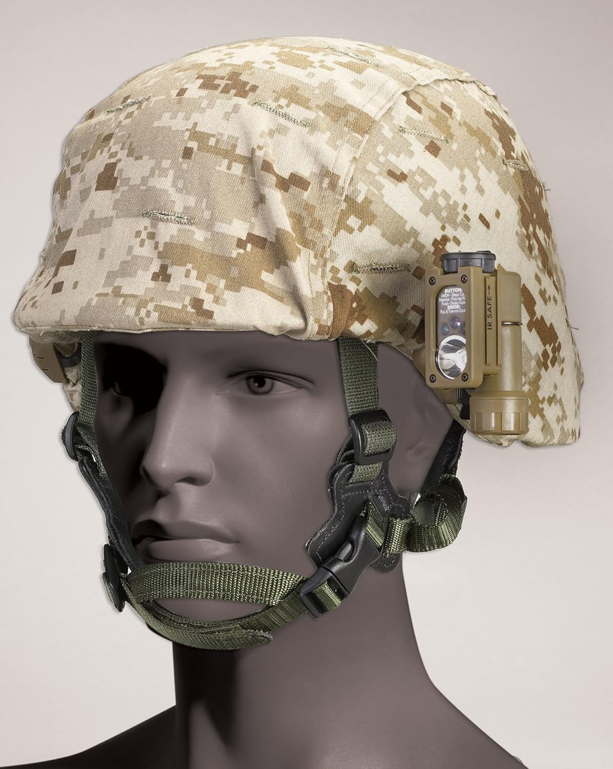 Streamlight 14102 Sidewinder Compact 55-Lumens Hands Free Military Flashlight with Helmet Mount & Lithium Battery in