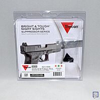 TRIJICON Bright & Tough Night Sights Suppressor Set for Glock Standard Frames