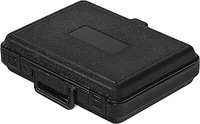 Estuche de transporte de plástico, 13 1/2 x 10 x 3 1/4 pulgadas Estuche de transporte de plástico, 13 1/2 x 10 x 3 1/4 pulgadas