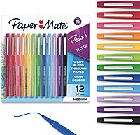 Paper Mate Flair Felt Tip Pens | Medium Point 0.7 Millimeter Marker Pens | School Supplies for Teachers & Students