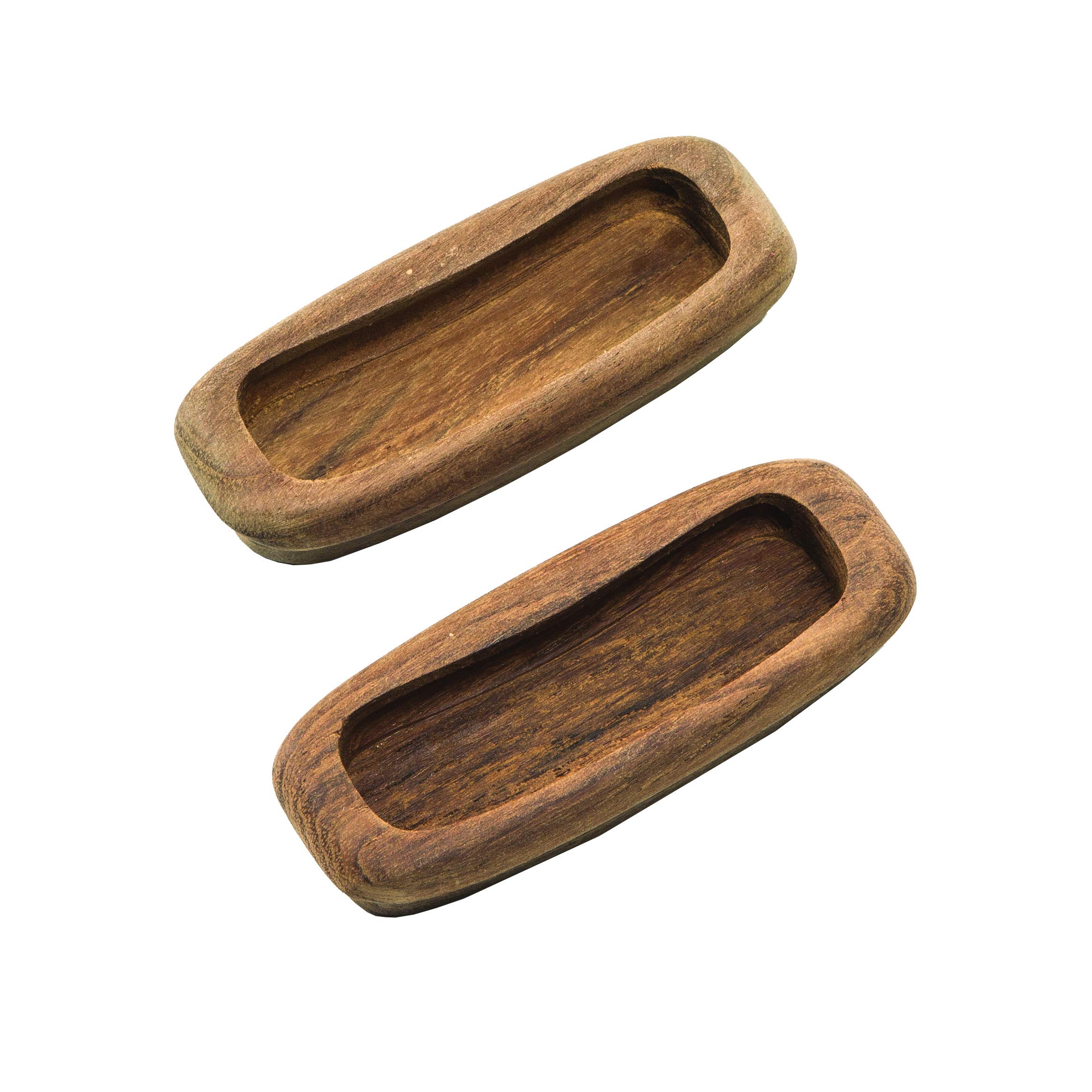 WHITECAP 60135-A Teak Rectangular Drawer Pull 3-1/4" - 2-Pack, Beige