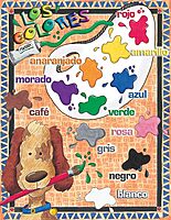 Barker Creek Chart Set, Spanish, 5 Charts Included in Set: Los Números, Los Colores, Las Formas, Feliz Cumpleaños and Bravo