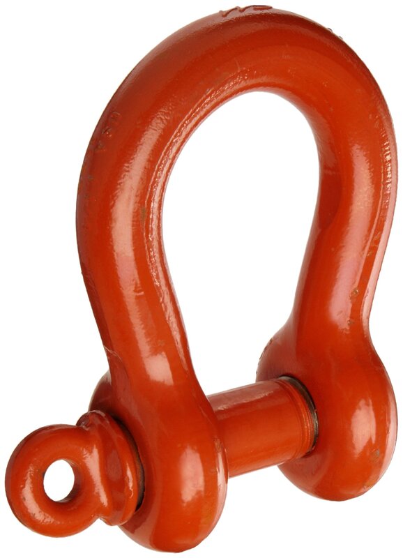 Screw Pin Anchor Shackles - 1-1/4" paintedanchor shac