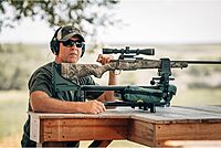 Caldwell Lead Sled DFT 2 Rifle Shooting Rest with Adjustable Ambidextrous Frame for Recoil Reduction, Sight in, and Stability