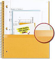 FIVE STAR 1-Subject Spiral Notebook with Study App, College Ruled, 100 Sheets (8.5 x 11)