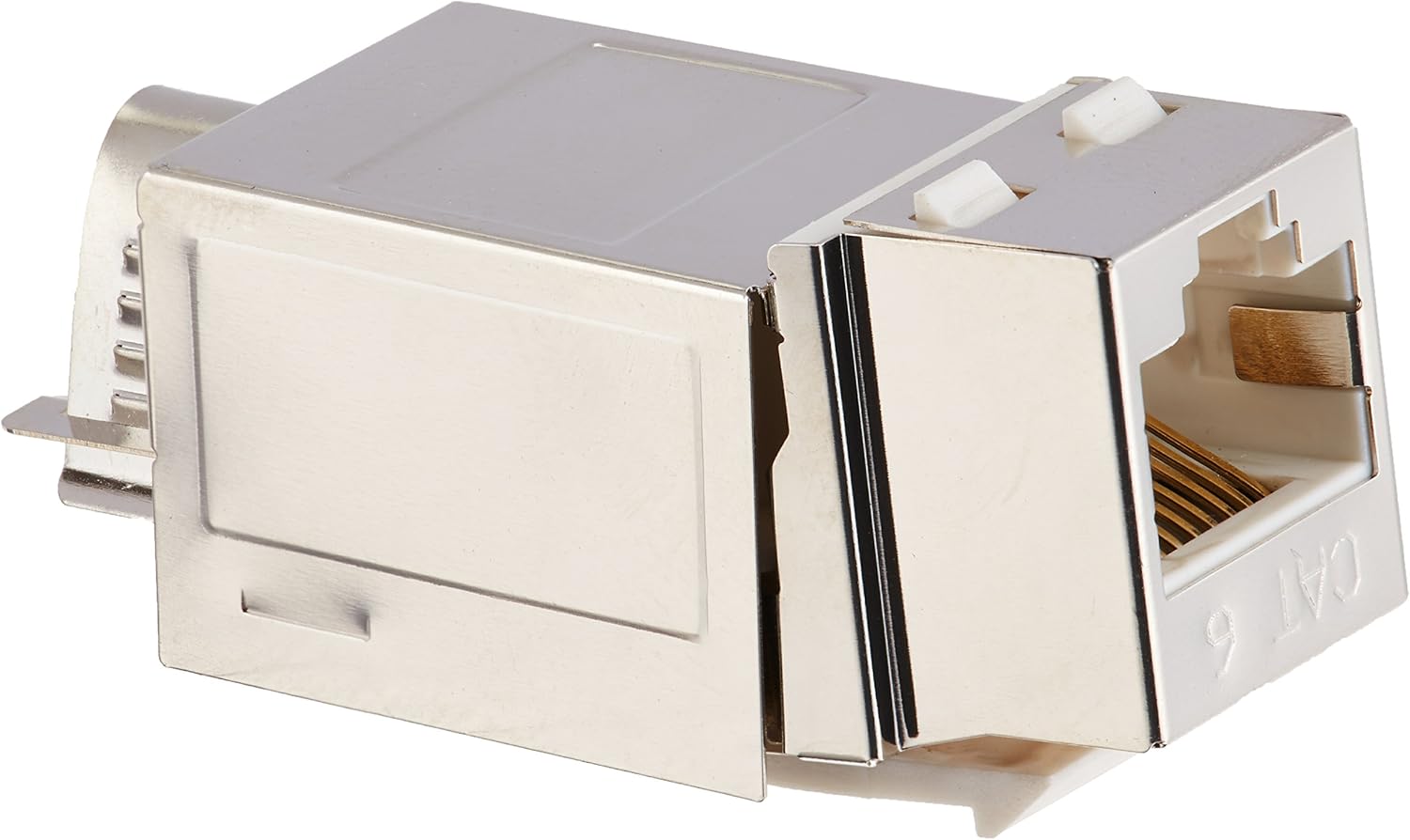 C2G/Cables to Go 35217 90° Cat6 RJ45 UTP Shielded Keystone Jack