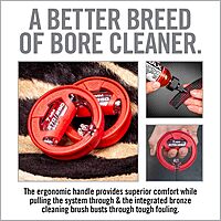 Real Avid Bore Boss Gun Cleaning System - Rapid Pull Through Barrel & Bore Cleaning Cable with Integrated Brush & Mop