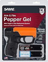SABRE Aim and Fire Pepper Gel with Trigger and Grip Deployment System