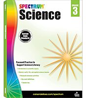 Spectrum 3rd Grade Science Workbooks, Ages 8 to 9, Grade 3 Science, Physical, Space, Earth, and Life Science