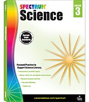 Spectrum 3rd Grade Science Workbooks, Ages 8 to 9, Grade 3 Science, Physical, Space, Earth, and Life Science