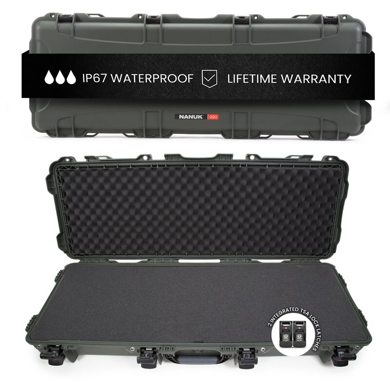 NANUK 990 IP67 Waterproof Hard Case with Wheels
