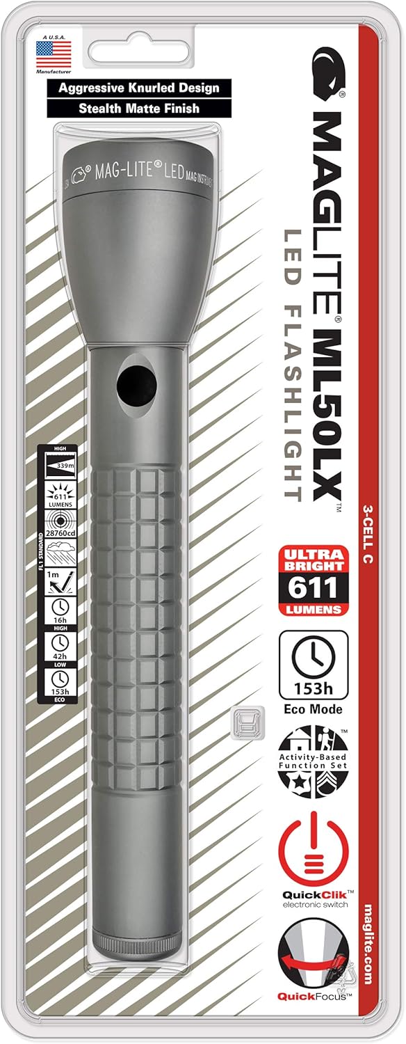MAGLITE ML50LX 3 C-Cell LED Flashlight
