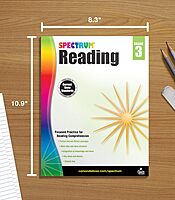 Spectrum Reading Comprehension Grade 3 Workbook, Ages 8 to 9, Third Grade Reading Comprehension Workbook