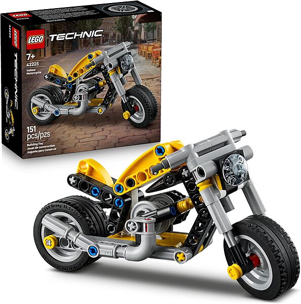 LEGO Technic 42225 Yellow Motorcycle