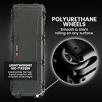 NANUK 985/990 Hard Case with Wheels & Custom Foam Insert